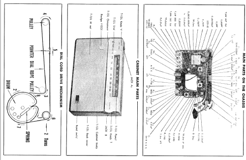 6 Transistor T-15L; Panasonic, (ID = 2143900) Radio