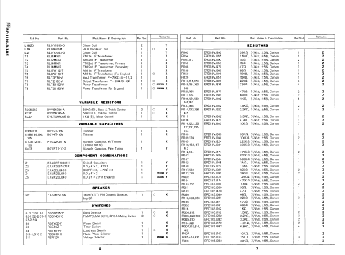 National Panasonic GX600 5 Band RF-1150; Panasonic, (ID = 1602652) Radio