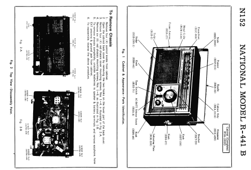 National Panasonic AC-Battery Hi-Fi All Transistor R-441B; Panasonic, (ID = 1721635) Radio