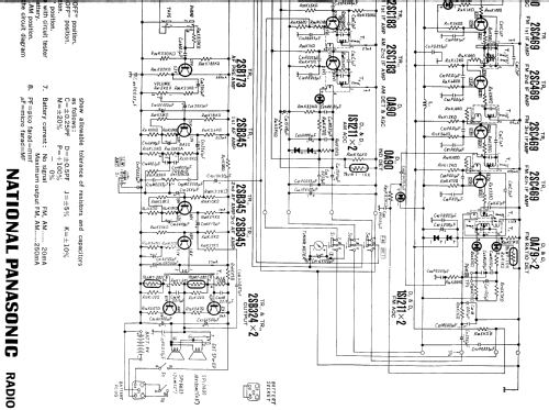 National Panasonic RF-5000A; Panasonic, (ID = 322686) Radio