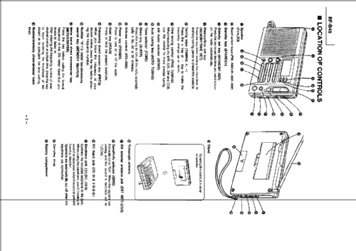 FM-LW-MW-SW Receiver RF-B45; Panasonic, (ID = 983336) Radio