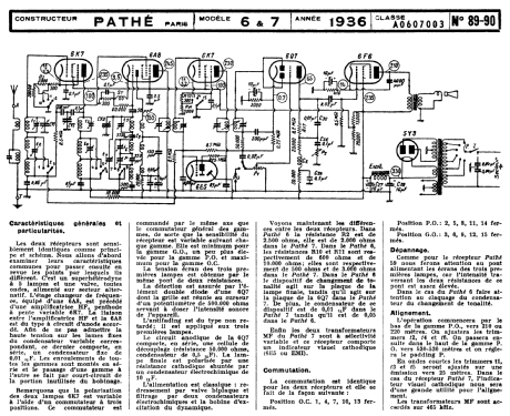 6 Ch= 637; Pathé Radio, Pathé (ID = 1984074) Radio