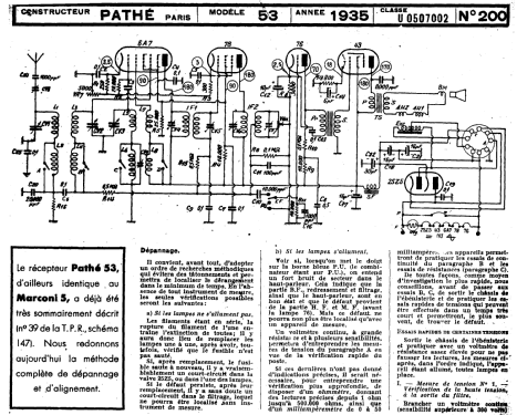 53 Ch= 155; Pathé Radio, Pathé (ID = 88892) Radio