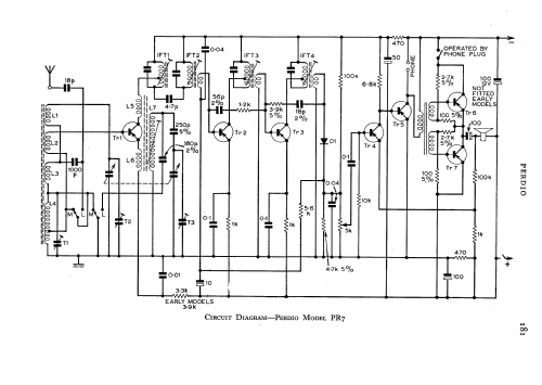 Piccadilly 7 Transistor PR721; Perdio Electronics (ID = 585272) Radio