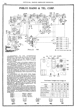 144X ; Philco, Philadelphia (ID = 2898759) Radio