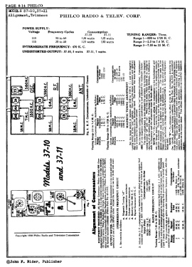 37-10X 'Teledial' ; Philco, Philadelphia (ID = 2865430) Radio