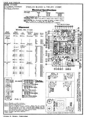 37-2620B ; Philco, Philadelphia (ID = 2865577) Radio