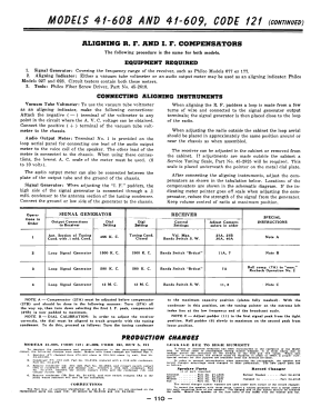 41-608P Code 121 Radio-Phonograph; Philco, Philadelphia (ID = 2919151) Radio