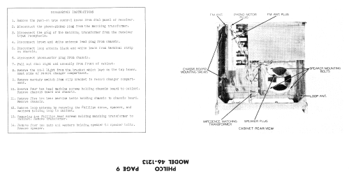 46-1213 Radio-Phonograph; Philco, Philadelphia (ID = 599360) Radio