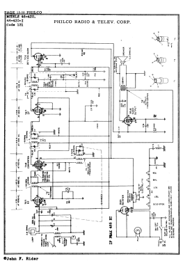 46-420 'Hippo' Code 125; Philco, Philadelphia (ID = 2889139) Radio