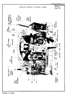 46-420 'Hippo' Code 125; Philco, Philadelphia (ID = 2889149) Radio