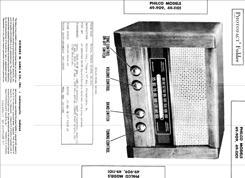 49-909 ; Philco, Philadelphia (ID = 526971) Radio