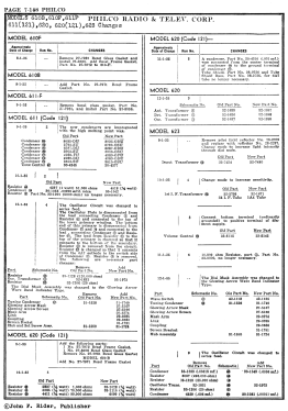 620F ; Philco, Philadelphia (ID = 2864422) Radio