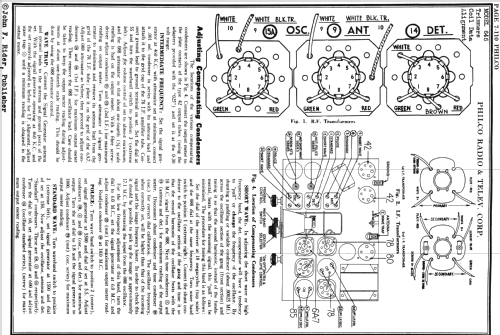 645K ; Philco, Philadelphia (ID = 534792) Radio