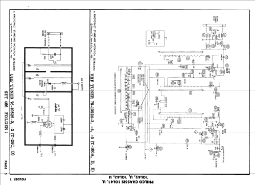 Predicta Siesta H3412L Ch= 10L43; Philco, Philadelphia (ID = 635582) Television