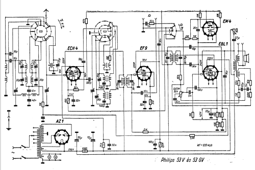 53V; Philips Hungary, (ID = 233593) Radio