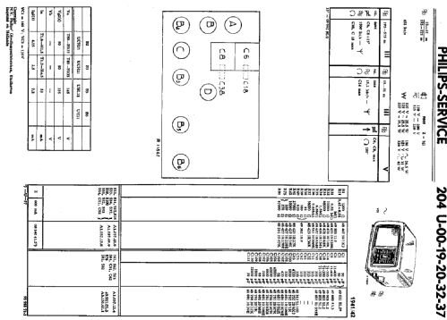 Philetta II 204U-37; Philips; Eindhoven (ID = 1923980) Radio