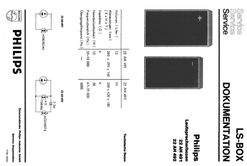 22AH491 /11S; Philips; Eindhoven (ID = 2095148) Speaker-P