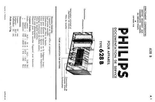 628B; Philips; Eindhoven (ID = 1531563) Radio