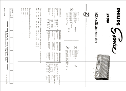 B2X40U; Philips; Eindhoven (ID = 2548255) Radio