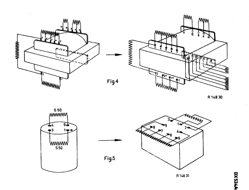 BX534A /12 /14 /50; Philips; Eindhoven (ID = 44459) Radio