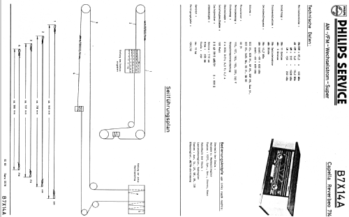 Capella Reverbeo 714 B7X14A; Philips Radios - (ID = 196940) Radio