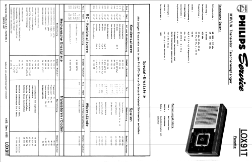 Fanette L0X91T; Philips; Eindhoven (ID = 1756180) Radio