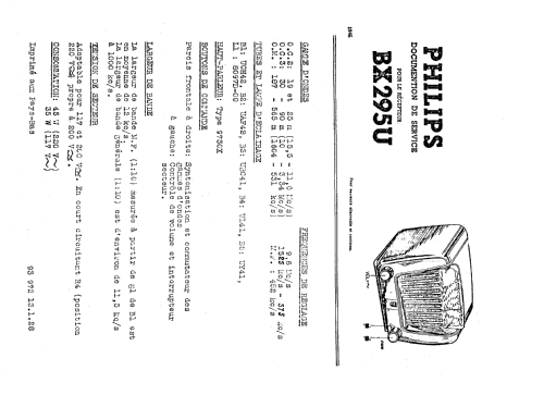 BX295U; Philips; Eindhoven (ID = 1537123) Radio