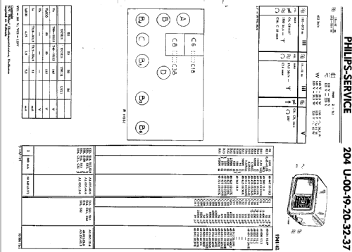 Philetta II 204U ; Philips; Eindhoven (ID = 41110) Radio