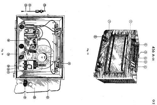 Prélude 456A -20; Philips France; (ID = 1939739) Radio