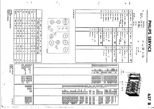 Rhapsodie 627B; Philips; Eindhoven (ID = 39654) Radio