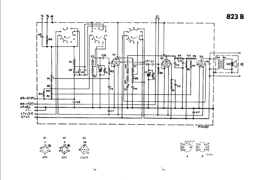 Scherzo 823B; Philips; Eindhoven (ID = 41380) Radio