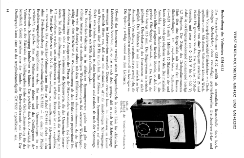 Voltmeter GM4132; Philips Electro (ID = 1392789) Equipment