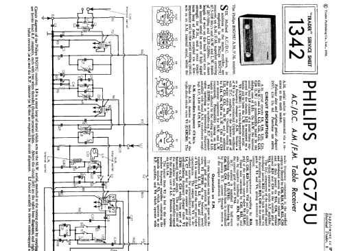 B3G75U; Philips Electrical, (ID = 2319637) Radio
