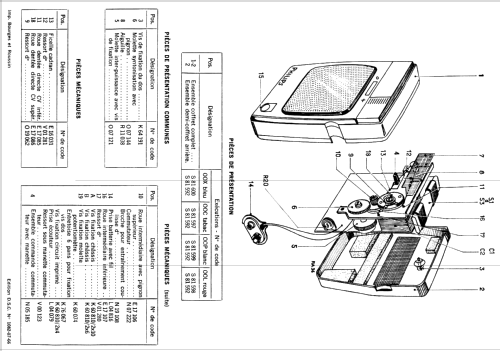 Ministor I - All Transistor L050 L0F50T /00C /00D /00L /00P /00X; Philips France; (ID = 1998343) Radio