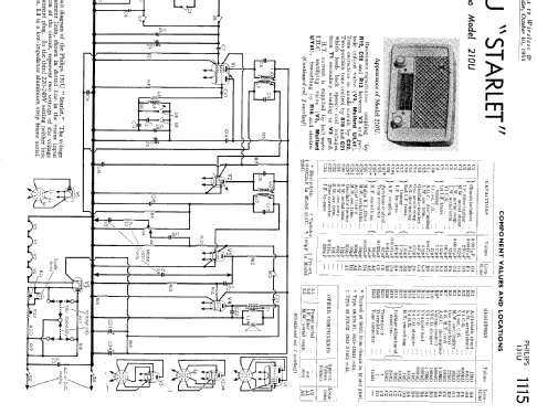 Starlet 131U ; Philips Electrical, (ID = 1026676) Radio