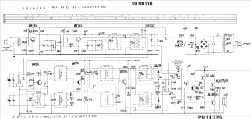 Cadetto FM 19RB116; Philips Italy; (ID = 761915) Radio