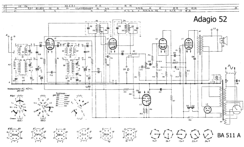 Adagio 52 BA511A; Philips - Österreich (ID = 612114) Radio