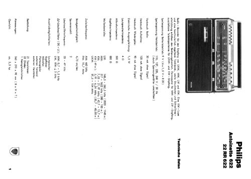 Antoinette 622 22RR622; Philips - Österreich (ID = 677646) Radio