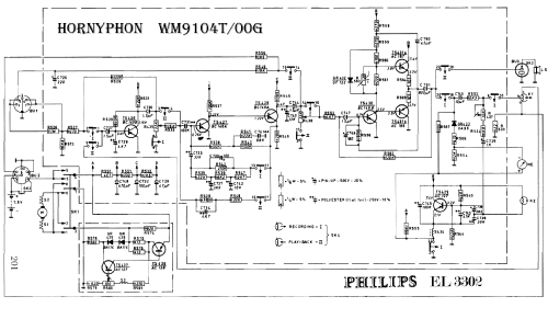 Cassetten-Recorder EL3302A /00G; Philips - Österreich (ID = 692575) Enrég.-R