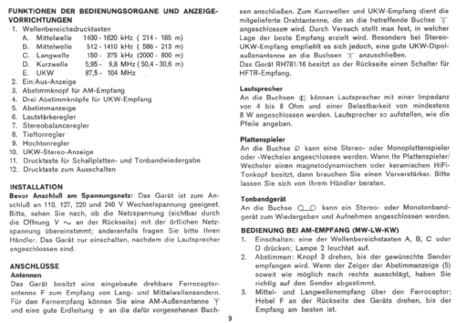Konzertmeister 22RH781 /22 /62 /72; Philips - Österreich (ID = 1246269) Radio
