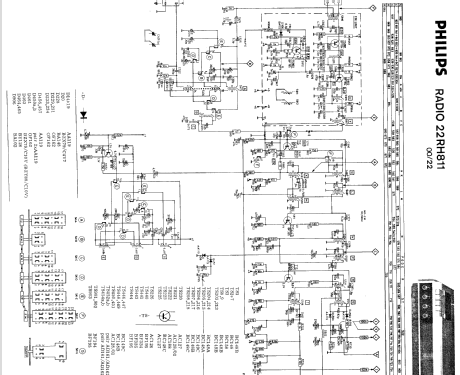 22RH811 /00 /22; Philips; Eindhoven (ID = 905234) Radio