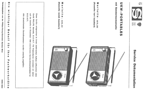 Mariette 66RL260 /00 /02; Philips - Österreich (ID = 127056) Radio