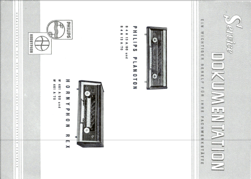 Planoton B4A13A /00 /70; Philips - Österreich (ID = 193503) Radio