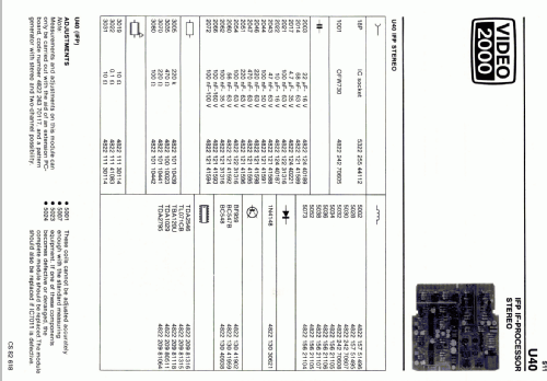 Video Cassette Recorder VR2024 /00; Philips - Österreich (ID = 1798800) Ton-Bild