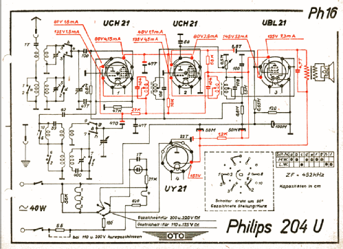 Aachen Super 204U; Philips Radios - (ID = 118456) Radio