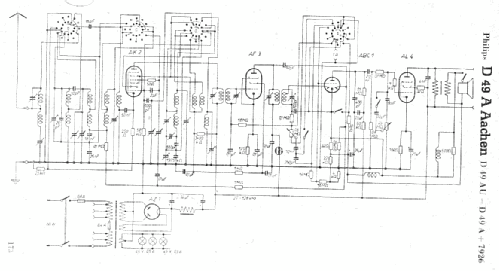 Aachen Super D49A; Philips Radios - (ID = 5331) Radio