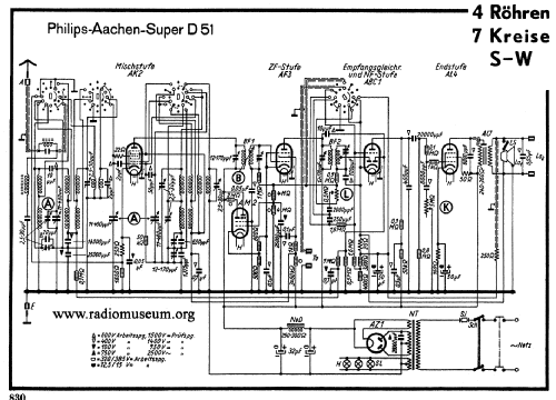 Aachen-Super D51-AU; Philips Radios - (ID = 40391) Radio