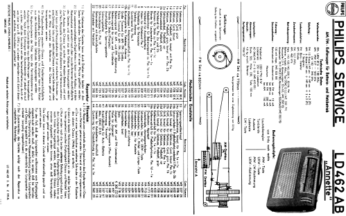 Annette LD462AB; Philips Radios - (ID = 99102) Radio