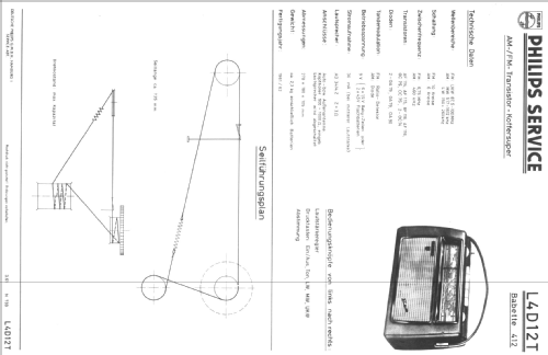 Babette 412 L4D12T; Philips Radios - (ID = 71430) Radio